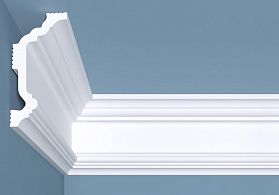 Карниз Bello Deco гладкий К4 100х50, 1 м.п.